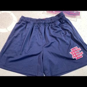 Men navy blue shorts